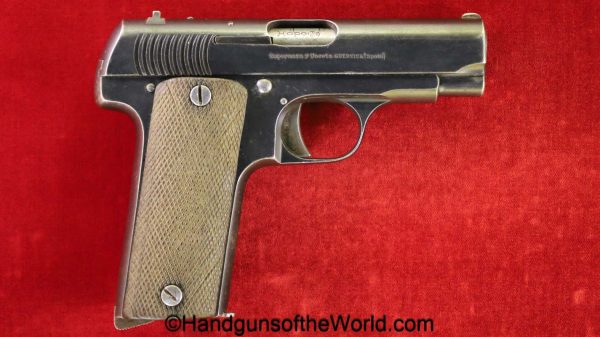 Esperanza y Unceta, Astra, 1916, 7.65mm, model, Spain, Spanish, handgun, pistol, C&R, collectible, Ruby, pocket, 7.65, 32, .32, acp, auto, hand gun