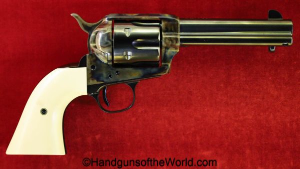 USFA Mfg. Co, Single Action Army, .45, with Case, Colt, 45, USFA, SAA, handgun, revolver, collectible, LC, American, Americana, US, USA, Cased