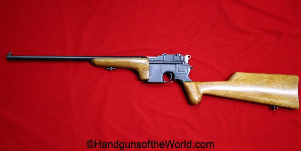 Mauser, 1896, Broomhandle, Carbine, Mock-up, 7.63mm, 7.63, German, Germany, pistol, collectible, handgun, C96, Broom Handle, Mock Up, Recreation