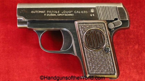 CZ, Duo, 6.35mm, Dated, 1944, handgun, pistol, C&R, collectible, WWII, WW2, German, Germany, Czech, Czechoslovakia, VP, Vest Pocket, 6.35, .25, 25, acp