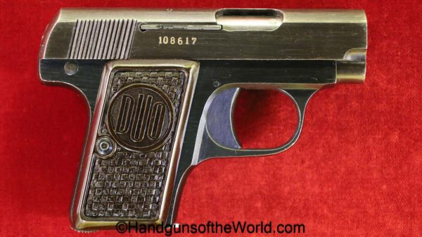CZ, Duo, 6.35mm, Dated, 1944, handgun, pistol, C&R, collectible, WWII, WW2, German, Germany, Czech, Czechoslovakia, VP, Vest Pocket, 6.35, .25, 25, acp