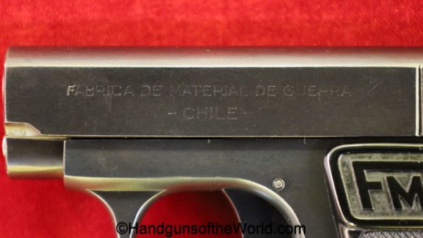 Fabrica De Material De Guerre, VP, 6.35mm, Chile, Chilean, Vest Pocket, FME, handgun, pistol, C&R, collectible, 6.35, 25, .25, acp, auto, hand gun