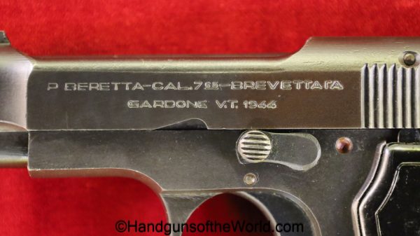 Beretta, 1935, 7.65mm, German, WWII, Fantastic, WW2, Germany, handgun, pistol, C&R, collectible, pocket, Italy, Italian, 7.65, 32, .32, acp, auto, model