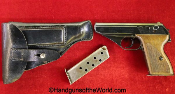 Mauser, HSc, 7.65mm, 1st Variation, German, Police, Eagle L, Full Rig, Germany, handgun, pistol, C&R, collectible, WWII, WW2, 7.65, 32, .32, acp, auto