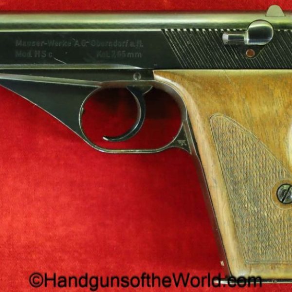 Mauser, HSc, 7.65mm, 1st Variation, German, Police, Eagle L, Full Rig, Germany, handgun, pistol, C&R, collectible, WWII, WW2, 7.65, 32, .32, acp, auto
