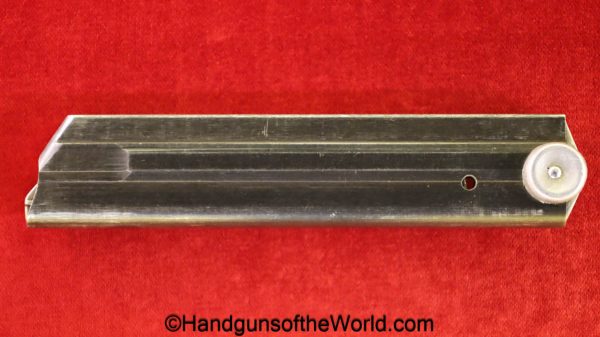 Luger, P.08, 9mm, Magazine-Clip, #2998, WWII, Police, WW2, German, Germany, Magazine, Mag, Clip, 2998, P08, P 08, P-08, handgun, pistol, Haenel Schmeisser