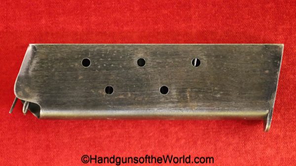 Colt, 1911A1, .45acp, Magazine, Clip, Marked, Mag, Original, Collectible, 1911, 45, .45, acp, auto, Handgun, Pistol, Vintage, Real, Old, Hand gun, L