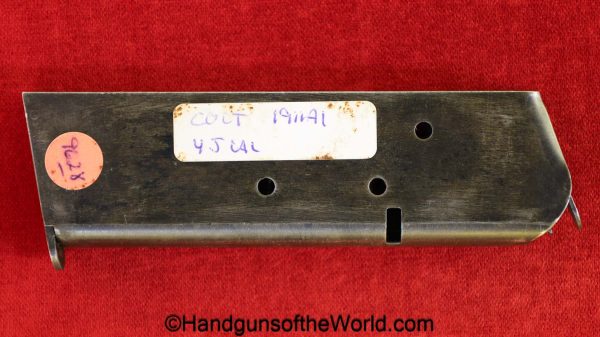 Colt, Government Model, .45acp, Magazine-Clip, magazine, mag, clip, original, collectible, 1911, 1911A1, Government, model, 45, .45, acp, auto, vintage