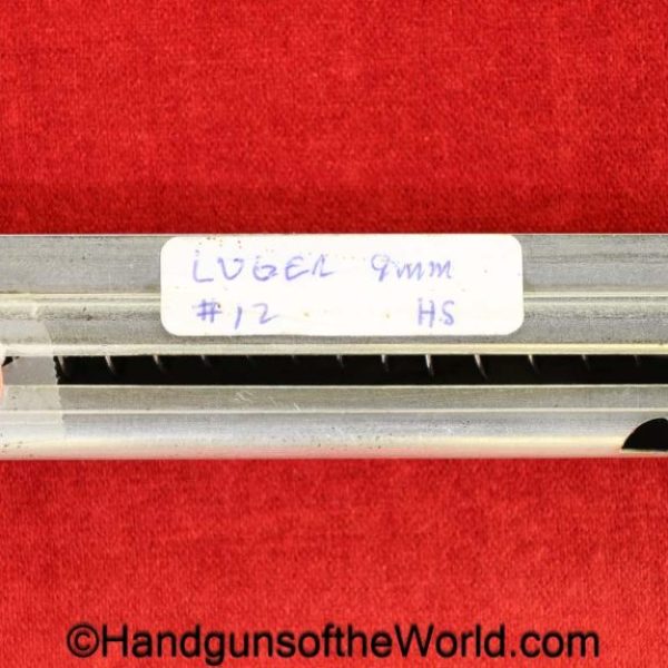 Luger, P.08, 9mm, Magazine-Clip, #12, WWII, Era, WW2, German, Germany, handgun, pistol, magazine, mag, clip, 12, Police, P08, P 08, P-08, Haenel Schmeisser