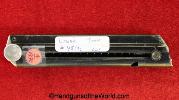 Luger, P.08, 9mm, Magazine-Clip, #4819o, WWII, Era, WW2, German, Germany, 4819o, 4819, o, P08, original, collectible, magazine, mag, clip, P 08, P-08