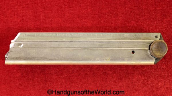 Luger, P.08, 9mm, Magazine-Clip, WWI, Era, WW1, original, collectible, German, Germany, #3577, 3577, magazine, mag, clip, P08, P 08, P-08, handgun, pistol