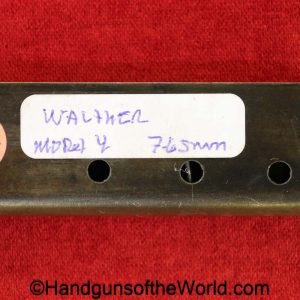 Walther, Model 4, 7.65mm, Magazine-Clip, magazine, mag, clip, original, model, 4, 7.65, German, Germany, handgun, pistol, 32, .32, acp, auto, hand gun