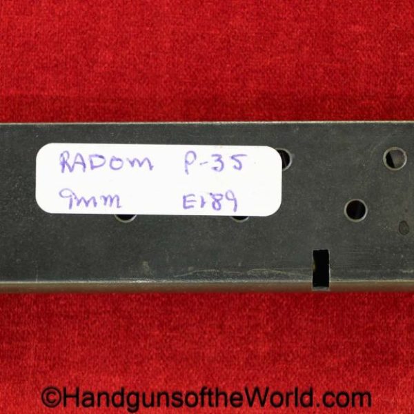 Radom, VIS, P-35, 9mm, Magazine-Clip, German, WWII, WW2, handgun, pistol, original, collectible, magazine, mag, clip, E189, E/189, P35, P 35, P.35