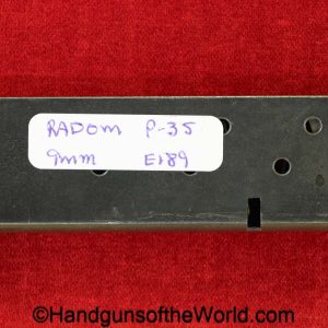 Radom, VIS, P-35, 9mm, Magazine-Clip, German, WWII, WW2, handgun, pistol, original, collectible, magazine, mag, clip, E189, E/189, P35, P 35, P.35