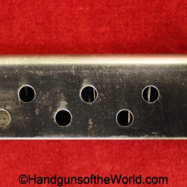 Walther, PPk, .380, Magazine-Clip, WWII, Era, WW2, 380, acp, auto, 9mm, original, collectible, German, Germany, handgun, pistol, BMR, solid follower