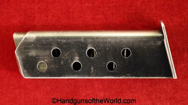 Walther, PPk, .380, Magazine-Clip, WWII, Era, WW2, 380, acp, auto, 9mm, original, collectible, German, Germany, handgun, pistol, BMR, solid follower