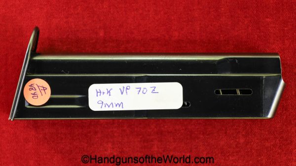H&K, VP70Z, 9mm, Magazine-Clip, magazine, clip, mag, original, collectible, VP, 70, Z, German, Germany, handgun, pistol, VP-70, VP 70, Heckler & Koch