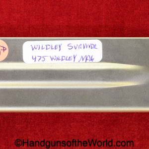 Wildey, Survivor, .475, Wildey Magnum, Magazine-Clip, magazine, mag, clip, original, 475, magnum, mag, original, collectible, Wildley, handgun, pistol