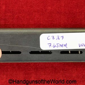 CZ-27, 7.65mm, Magazine-Clip, WWII, Era, WW2, handgun, pistol, C&R, collectible, magazine, mag, clip, CZ, 27, CZ27, CZ 27, German, Germany, 7.65, 32, .32