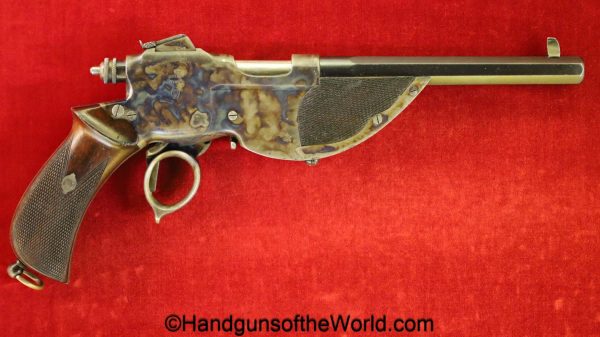 Bittner, 1896, 7.7mm, Repeating Pistol, Fantastic, 1893, Austrian, Austria, handgun, pistol, collectible, antique, repeating, non-FFL, non FFL, oddity