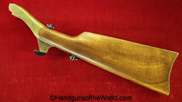 Colt, 1860, Army, Revolver, Shoulder Stock, Smooth, walnut, Stock, 1860 Army, Model, newer, repro, reproduction, Italy, Italian, Uberti, Pietta