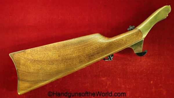 Colt, 1860, Army, Revolver, Shoulder Stock, Smooth, walnut, Stock, 1860 Army, Model, newer, repro, reproduction, Italy, Italian, Uberti, Pietta