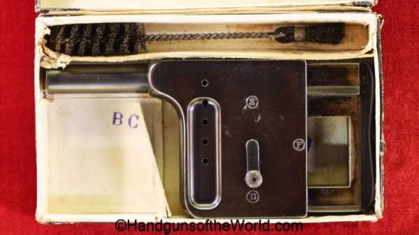 Gaulois, No 1, 8mm, Palm Pistol, With Box, Boxed, French, France, No1, No.1, Palm, Pistol, antique, collectible, non-FFL, non FFL, oddity, unique, cool