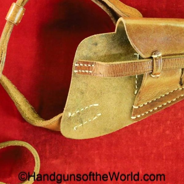 German, Vest Pocket, Pistol, Shoulder Holster, WWII, Era, WW2, Germany, original, collectible, VP, holster, shoulder, unmarked, Walther, CZ, Duo, 9, 8, model