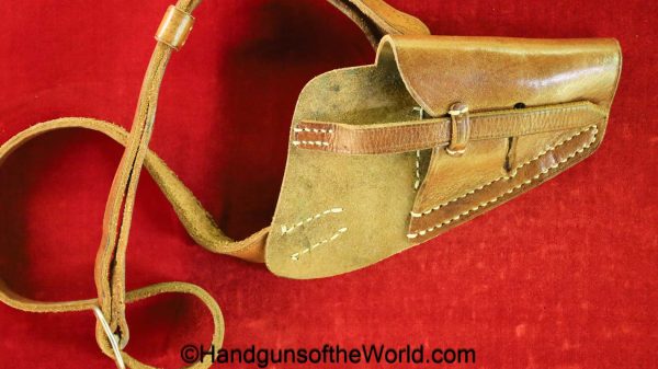 German, Vest Pocket, Pistol, Shoulder Holster, WWII, Era, WW2, Germany, original, collectible, VP, holster, shoulder, unmarked, Walther, CZ, Duo, 9, 8, model