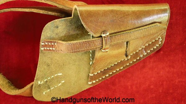German, Vest Pocket, Pistol, Shoulder Holster, WWII, Era, WW2, Germany, original, collectible, VP, holster, shoulder, unmarked, Walther, CZ, Duo, 9, 8, model