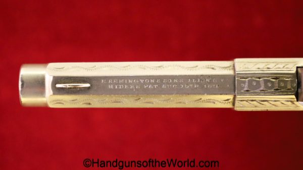 Remington, Rider Magazine Pistol, .32, Factory Engraved, Rider, Magazine Pistol, pistol, handgun, antique, collectible, repeating, non-FFL, non FFL, Americana