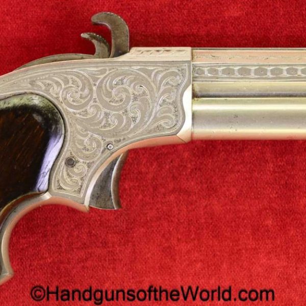 Remington, Rider Magazine Pistol, .32, Factory Engraved, Rider, Magazine Pistol, pistol, handgun, antique, collectible, repeating, non-FFL, non FFL, Americana