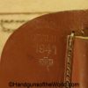 Sauer, 38H, Holster, Police, Pattern, Original, 38, Pistol, brown, leather, Schambach & Co-Berlin, 1941, collectible, German, Germany, WWII, WW2, handgun