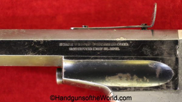 Frank Wesson, 1870, Medium Frame, Pocket Rifle, .22, Matching Stock, American, Americana, handgun, single shot, collectible, antique, model, 22, rifle, Wesson