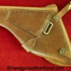 Webley, Mark I-VI, Service Revolver, Holster, Brown, Leather, Original, Collectible, Revolver, Handgun, British, English, 4", 4, Barrel, BBl, vintage, real