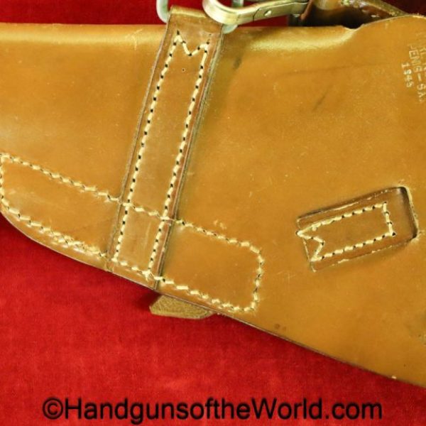 Walther, PPk, Shoulder Holster, 1945, Tan, leather, Pistol, Holster, Carl Kuntze-Denig SA, PP, Sauer, 38, Mauser, HSc, original, collectible, WWII, WW2