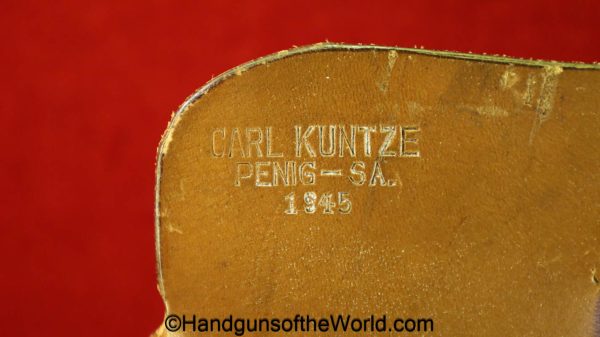Walther, PPk, Shoulder Holster, 1945, Tan, leather, Pistol, Holster, Carl Kuntze-Denig SA, PP, Sauer, 38, Mauser, HSc, original, collectible, WWII, WW2