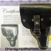 Walther, PPk, Holster, Theuermann, Dropping Pattern, Akah, black, leather, original, collectible, SS, RSHA, German, Germany, WWII, WW2, handgun, pistol