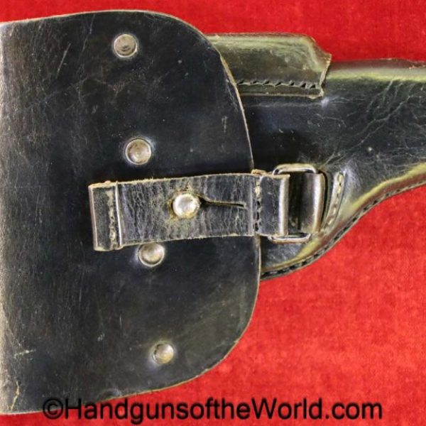 Walther, PPk, Holster, Theuermann, Dropping Pattern, Akah, black, leather, original, collectible, SS, RSHA, German, Germany, WWII, WW2, handgun, pistol