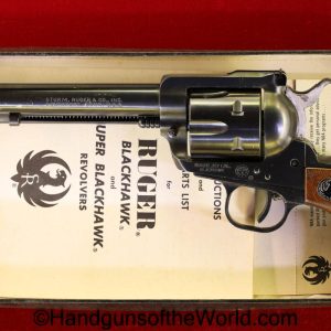 Ruger, Black Hawk, .357 Magnum, with Box, Boxed, 1967, handgun, revolver, C&R, collectible, Blackhawk, 357, .357, Mag, Magnum, American, SAA