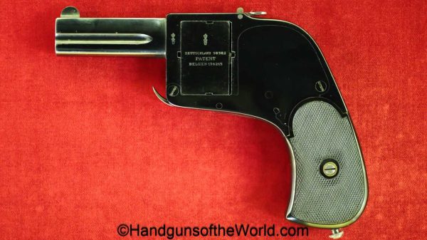 Sauer, Bar Pistol, 6.35mm, 2-Barrel, 4 Shot, Oddity, Fantastic, German, Germany, handgun, pistol, derringer, C&R, collectible, Bar, VP, Vest Pocket