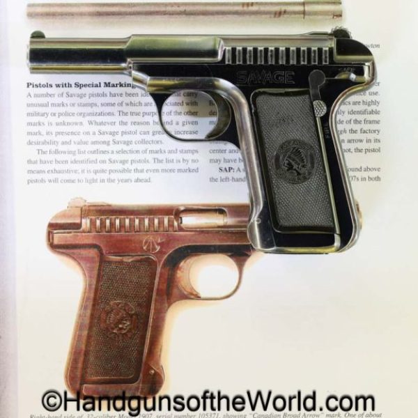 Savage, 1907, .32acp, Canadian Contract, with Provenance, Canada, Canadian, WWI, WW1, 1914, handgun, pistol, C&R, collectible, pocket, 32, .32, acp, auto
