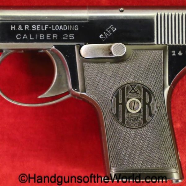 H&R, Self Loading, .25acp, USA, Self-Loading, handgun, pistol, C&R, collectible, VP, Vest Pocket, 25, .25, acp, auto, 6.35, 6.35mm, Harrington & Richardson