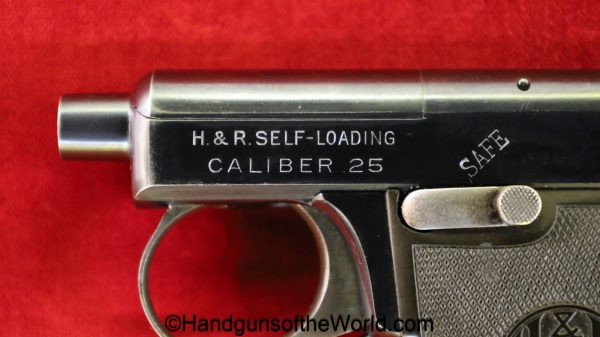 H&R, Self Loading, .25acp, USA, Self-Loading, handgun, pistol, C&R, collectible, VP, Vest Pocket, 25, .25, acp, auto, 6.35, 6.35mm, Harrington & Richardson