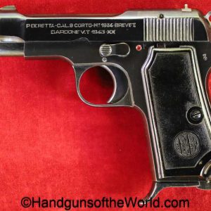Beretta, 1934, .380, German, WWII, AA Block, Germany, WW2, Italy, Italian, handgun, pistol, C&R, collectible, pocket, 380, model, acp, auto, AA, suffix, block