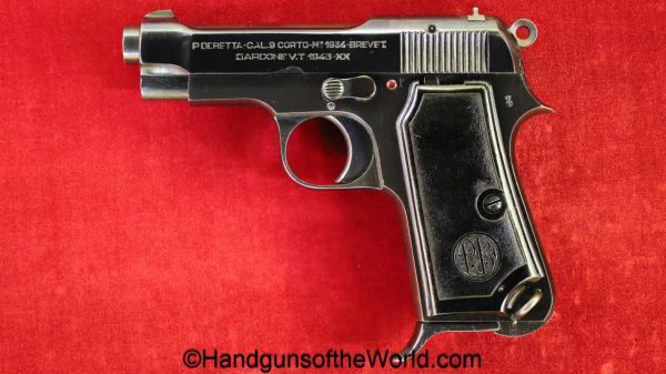 Beretta, 1934, .380, German, WWII, AA Block, Germany, WW2, Italy, Italian, handgun, pistol, C&R, collectible, pocket, 380, model, acp, auto, AA, suffix, block