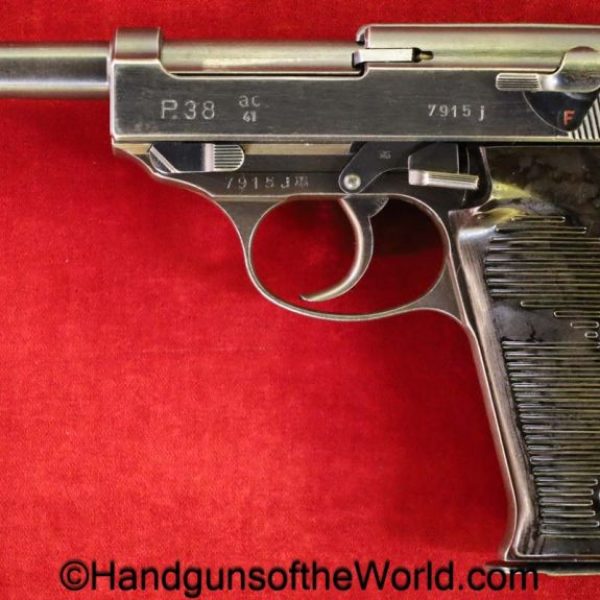 Walther, P-38, AC41, 9mm, 3rd Variation, German, WWII, WW2, Germany, handgun, pistol, C&R, collectible, P38, P.38, P 38, AC, 41, 1941, AC 41, AC-41