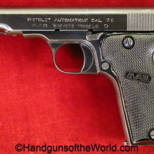 MAB, Model D, 7.65mm, German, WWII, WW2, Germany, D, Model, handgun, pistol, C&R, collectible, pocket, 7.65, 32, .32, acp, auto, France, French