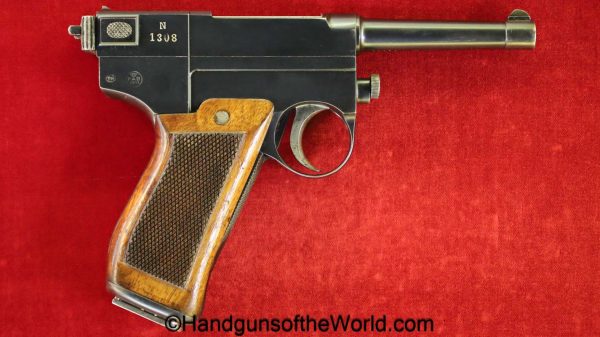 Glisenti, 1910, 9mm, Naval Wood Grips, Naval, Navy, Wood Grips, Italy, Italian, WWI, WW1, handgun, pistol, C&R, collectible, model, Wood, Wooden, Grips