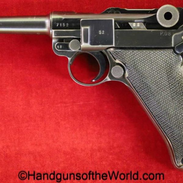 Mauser, P.08, Luger, BYF 42, 9mm, Black Widow, German, Germany, WWII, WW2, handgun, pistol, C&R, collectible, byf, 42, 1942, P08, P 08, P-08, byf-42